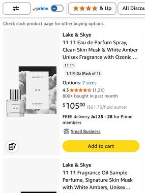 11 11 Eau de Parfum Spray — White/Clear
